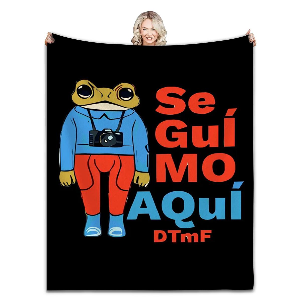 

Un Verano Sin Ti Bad Bunny Blanket 2025 Fashion Music Singer Flannel Blanket Warm Comforter Camping Home Fluffy Soft Blankets 75x100cm