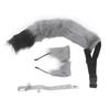 Cat Ears and Wolf Animal Tail Cosplay Costume Faux   Hair Clip Headdress Halloween Leather Neck Chocker Set Animal Cosplay Party Costume