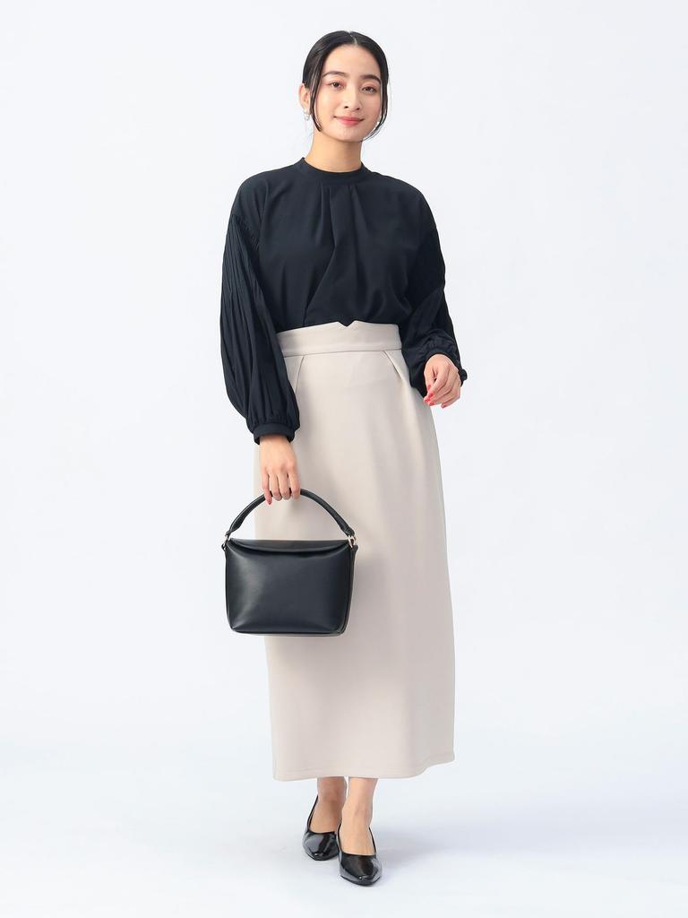 Skirt Moist Narrow Skirt PINK BEIGE ONE SIZE [Beams Heart] Women's