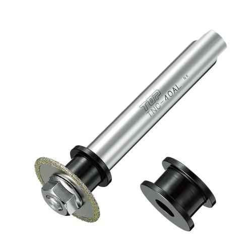 TOP PVC Pipe Inner Diameter Cutter and Disc Grinder Set, 100mm Nominal, 41mm Blade Diameter, TNC-40D, Tsubame-Sanjo, Made in Japan