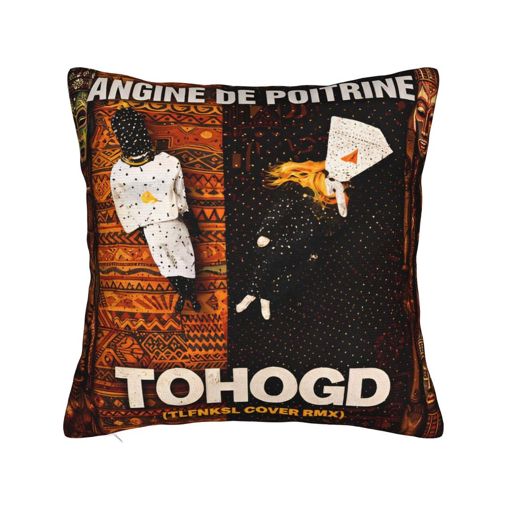Metal Angine de Poitrine Rock Music Square Pillowcases Polyester Home Cushion Case Creative Decorative Pillow Cover