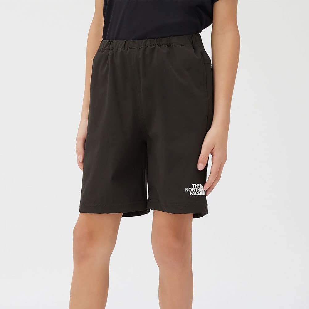 The North Face Mobility Size 130 Kids' Shorts, Unisex, Water-Repellent, Stretch, Black,