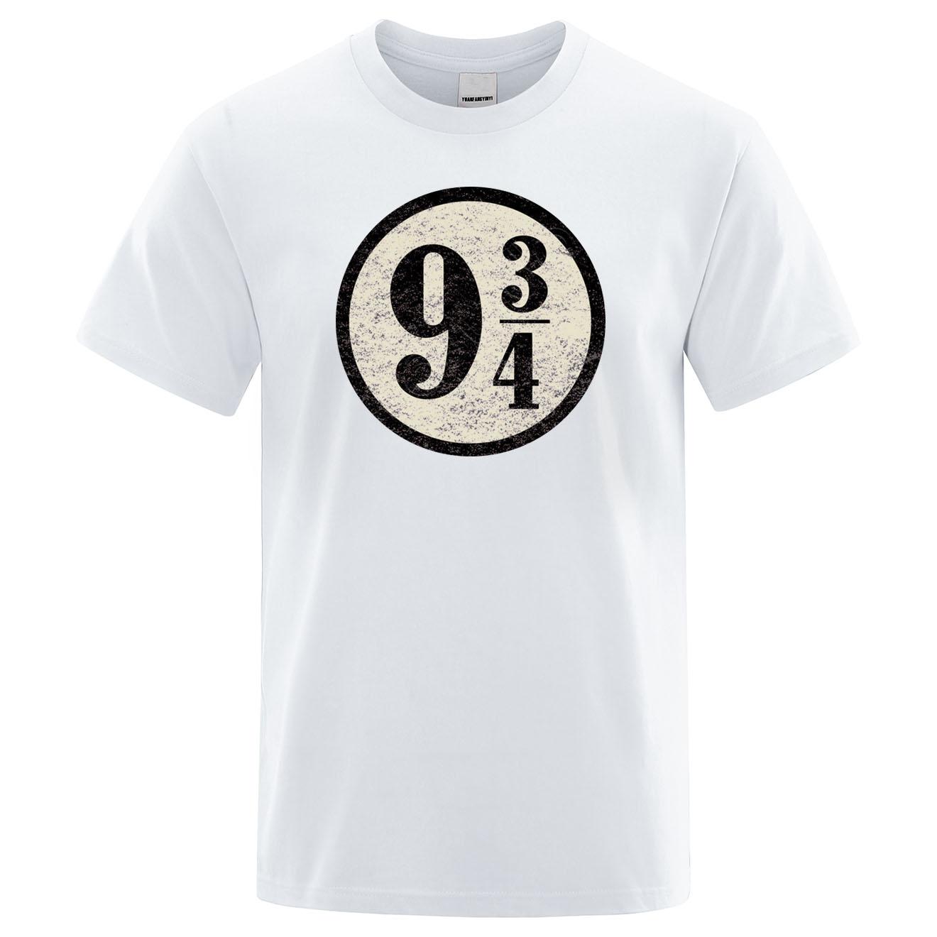 

Vintage Platform Nine And Three Quarters T Shirt For Men Swag Train 934 Tshirt Short Sleeves Tshirt ONeck Tops Tees Shirts S