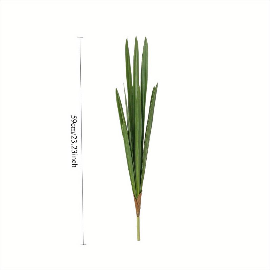 1Pc Simulation Green Soft Glue Clivia Office Home Display Set for Outdoor Courtyard Garden Home Decoration