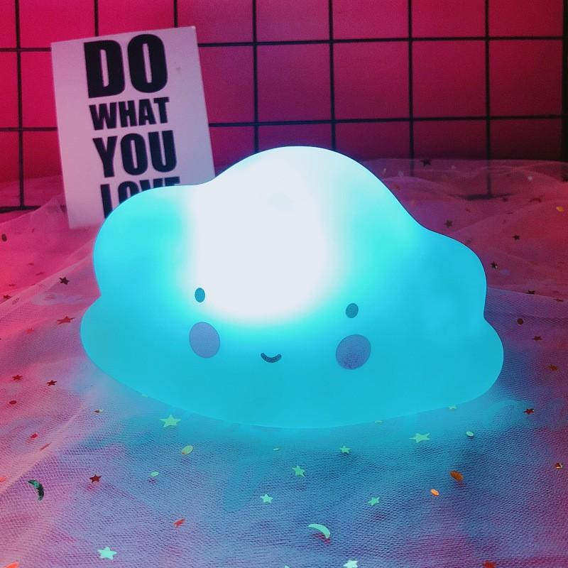 Led Night Light Baby Room Decoration Bed Stars Moon Clouds Toy Bedroom Decoration Modeling Light Baby Children's Toy Gift