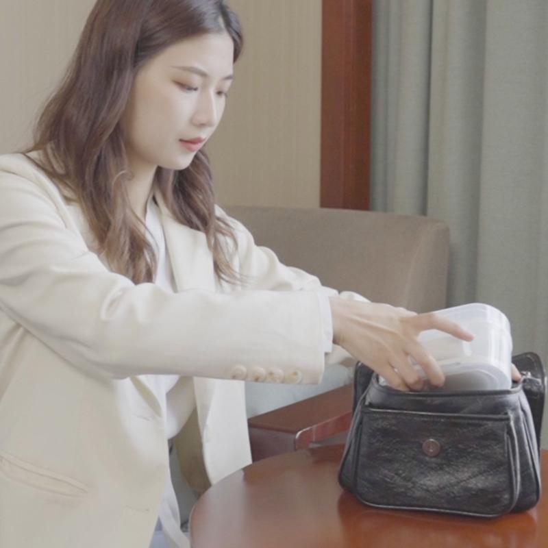 Cordless Ironing Machine with Foldable Handle Portable Rechargeable Travel Steamer Iron for Garments Handheld Iron