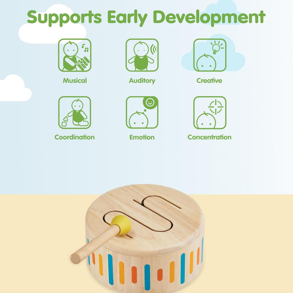 PLANTOYS JAPAN Solid Drum 2 6445