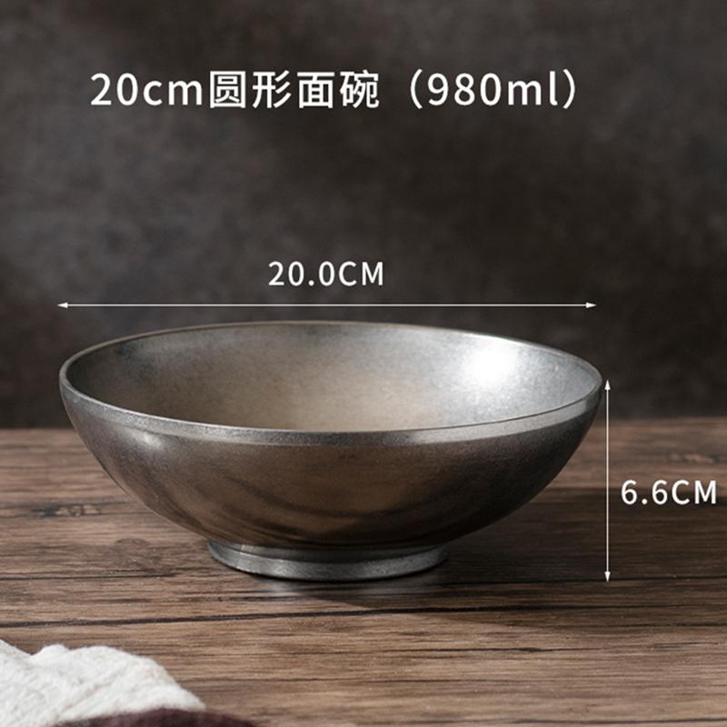 18-24cm 304 Stainless Steel Kitchen Bowls Snowflake Gray Tableware Ramen Bowls Salad Dessert Soup Bowl Anti-scalding