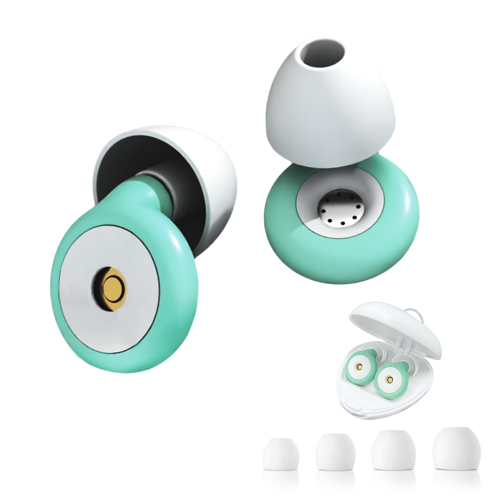 

TAIGU Беруши для полноценного звукового сна Комфортные Ушные Мягкие Включают Чехол для переноски Сон, Блокировка, Мимисен, Помощь, Защита, Силиконовые, Моющиеся,