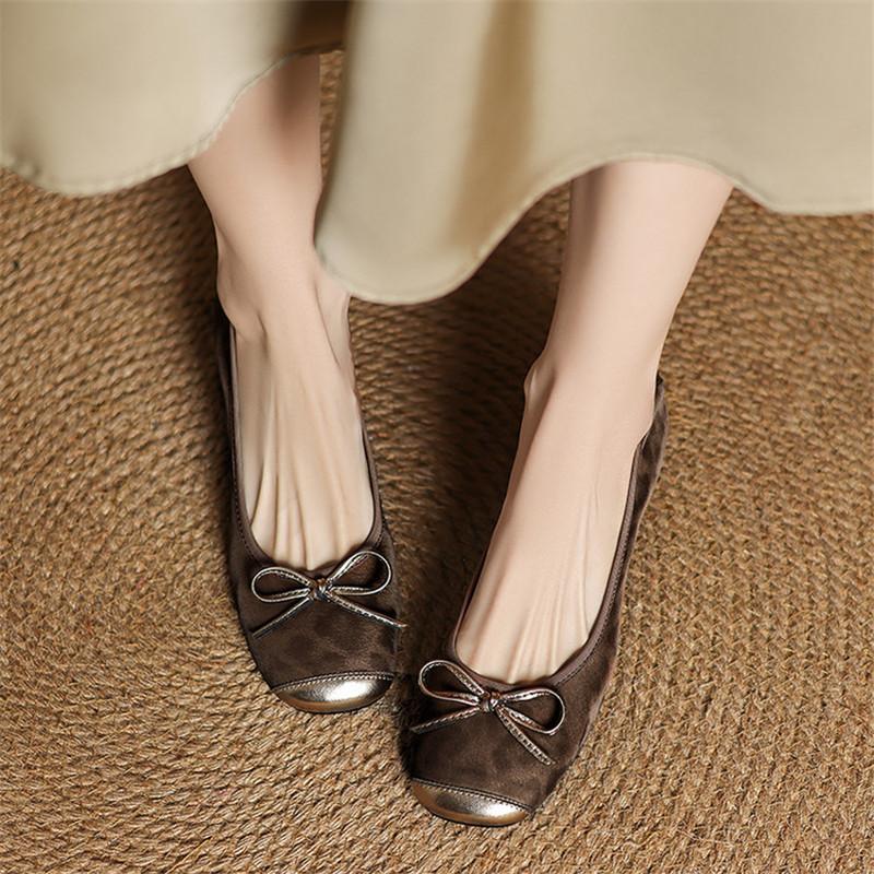 Fashion New Spring/summer Round Toe Genuine Leather Shoes for Women Fashion Leopard Print Women Pumps Women Shoes Chunky Heels Loafers