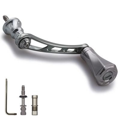 HEIGHTEN 56mm Reel Handle with 23mm Knob Shimano Daiwa General Purpose Spinning Reel Tornado Series (DAIWA) (gunmetal) (410)