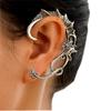 Retro Alloy Earrings Exaggerated Punk Style Three-Dimensional Flying Dragon Ear Hanging Men And Women Can Wear Earrings
