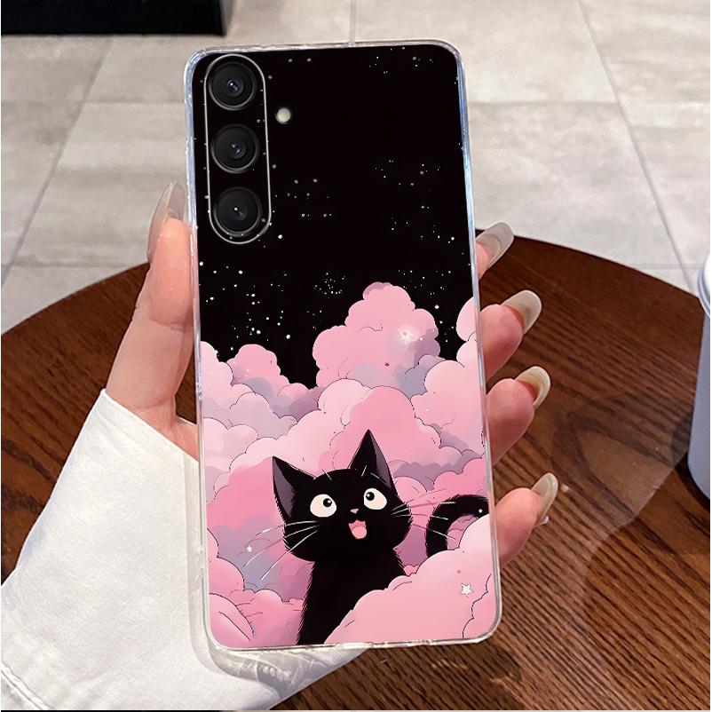 Fashion Cute Love Rabbit Phone Case For Samsung Galaxy S25 Plus S 25 Ultra Edge 5G Clear Silicone Protective Soft TPU Back Cover