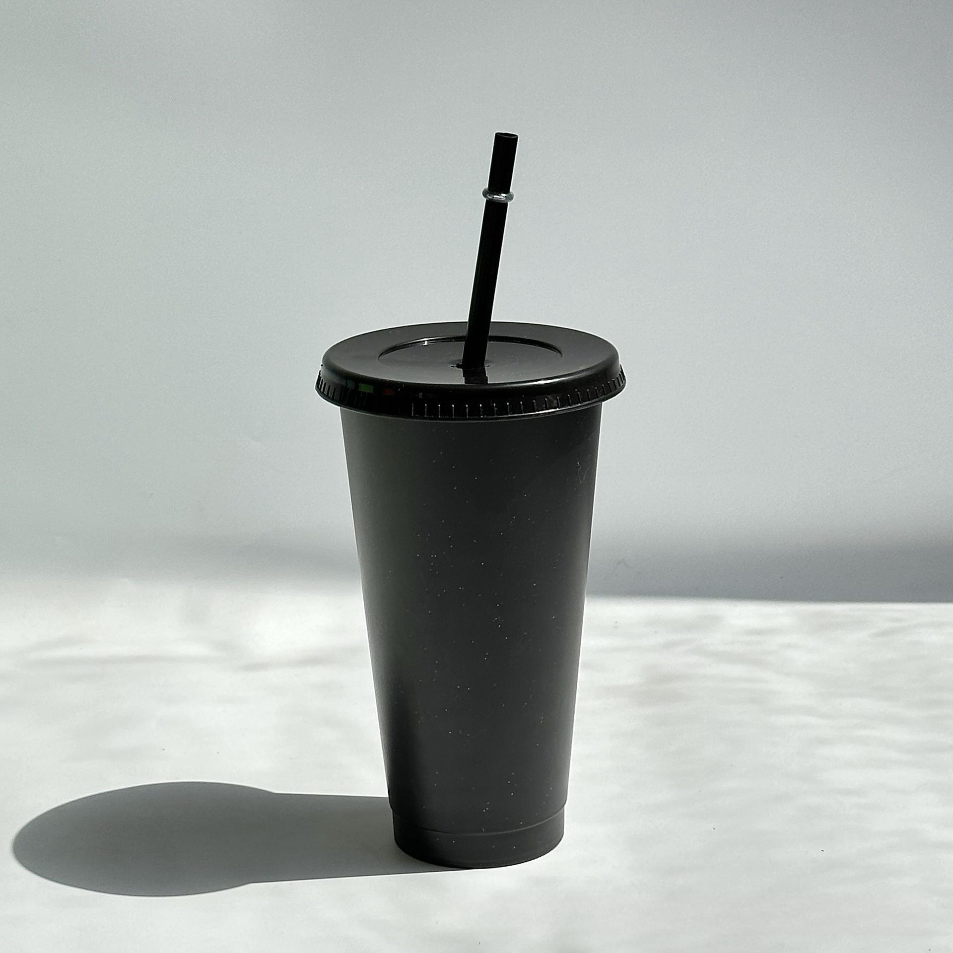 

10 шт. многоразовых 710 мл пластиковых блестящих стаканов, блестящие стаканы, стаканы с трубочкой, самодельные бутылки для воды, чашки для вечеринок, самодельные чашки для кофе со льдом