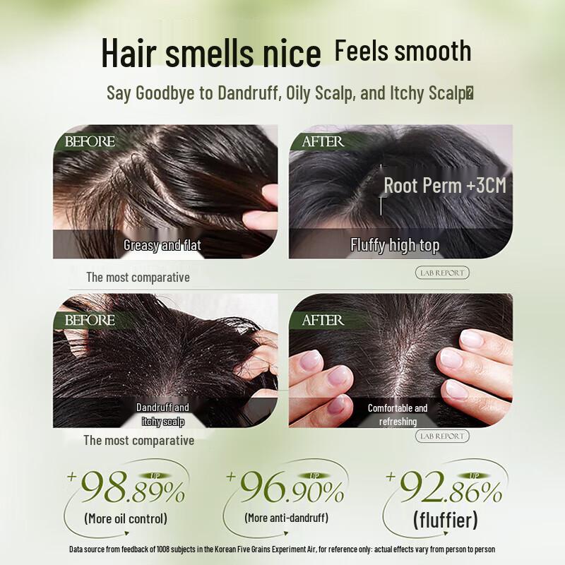 Korean Five Grains Volumizing Shampoo & Shower Gel Set