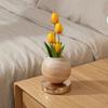 Tulip Planet Night Light Dimmable Touch Lamp with Aromatherapy Diffuser USB Rechargeable Artificial Flower
