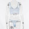 Set di Biancheria Intima Sexy da Donna Ricamato in Pizzo Europeo e Americano