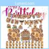 Fun Capybara Themed Birthday Decorations Complete Set With Colorful Balloons And Flags