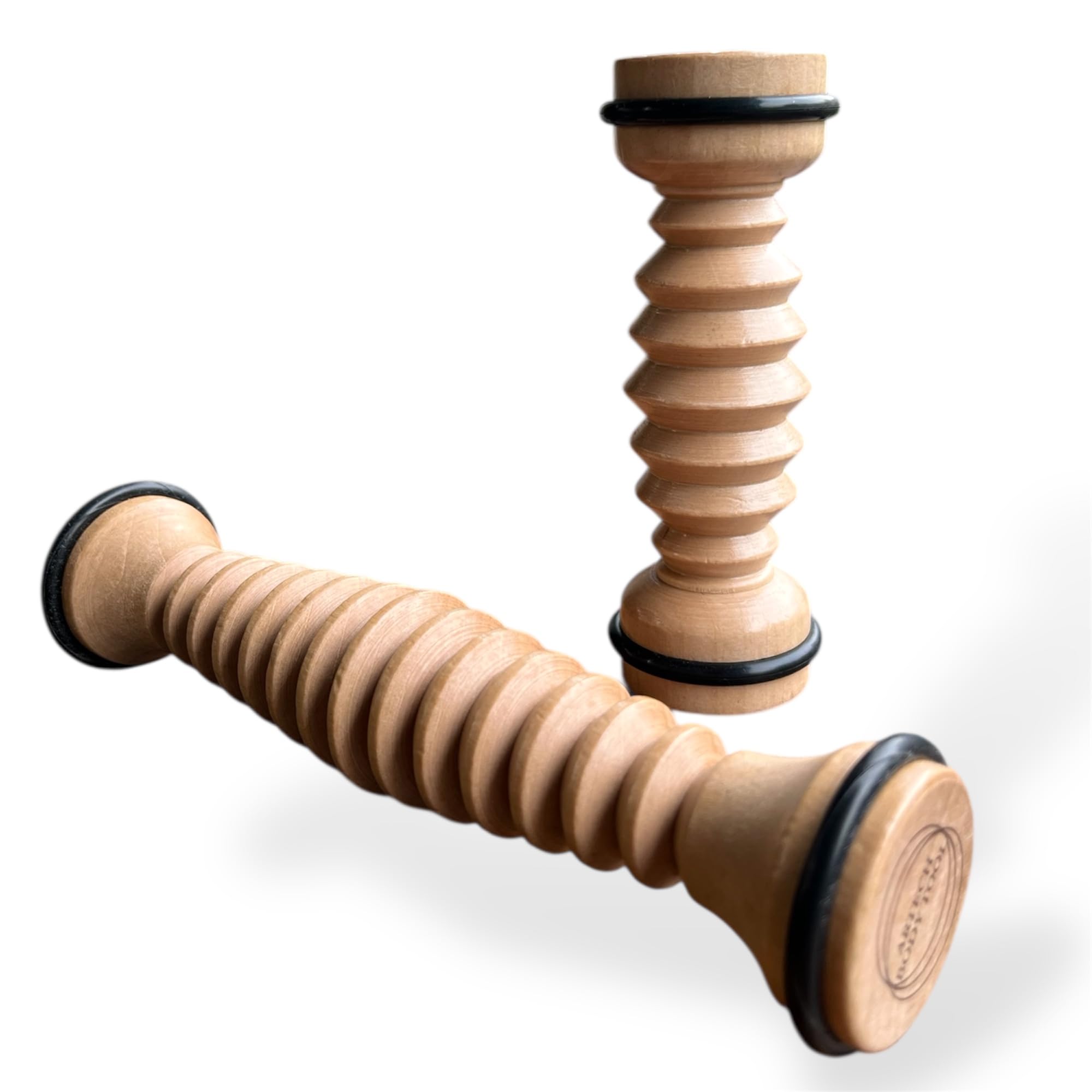 

Foot Roller Set Set it around when Made of natural includes a carrying Foot stiffness dance dance standing (Large/Small) - 2-Piece - Roll you re