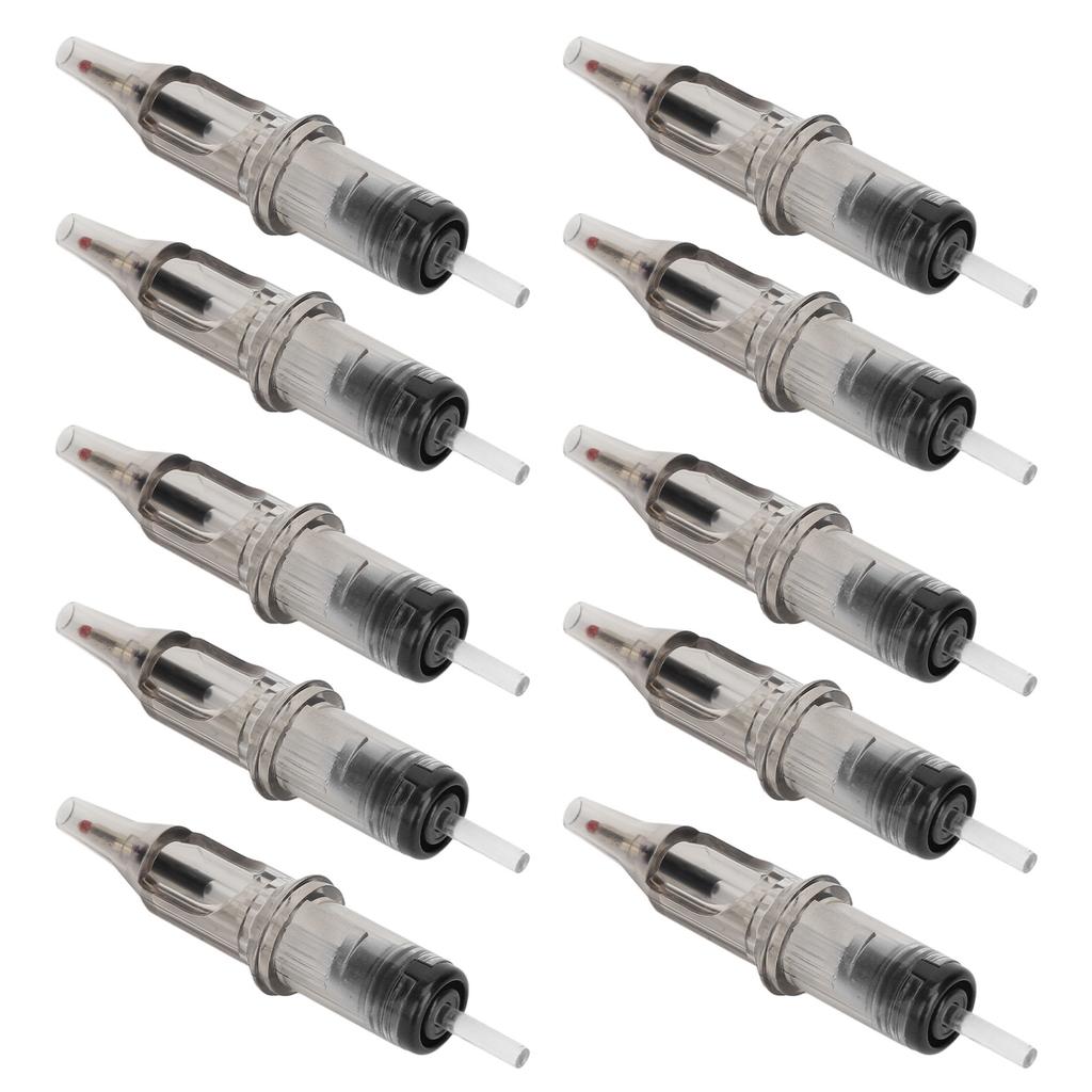 10pcs 2ml Tattoo Ballpoint Pen Cartridges Liner Shader 0.5mm Tip Ball Pen Cartridges for Practice