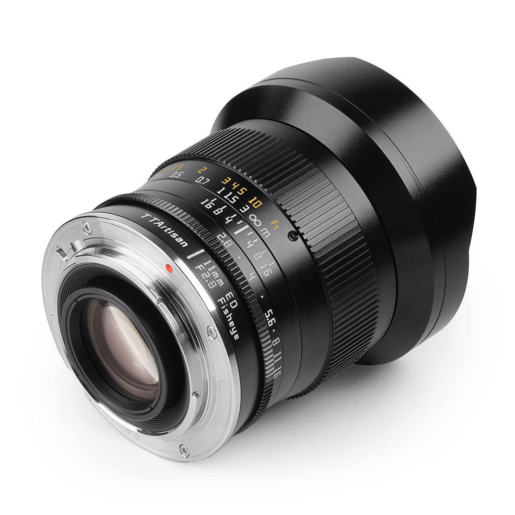 TTArtisan 11mm Fisheye Lens for Nikon F Mount by Meisho Optical F/2.8