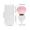 Multipurpose Nail Powder Remover Brush for Home Salon Use Nail Art Dust Brush with Crystal Shape Handle Makeup Brushes