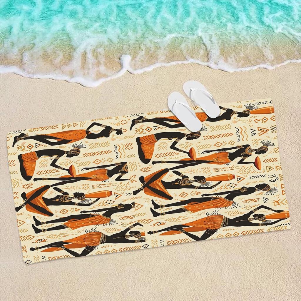 Multi-functional Polyester Beach Towel - Ideal for Swimming, Fitness, Camping, Yoga, Travel and Beach Activities