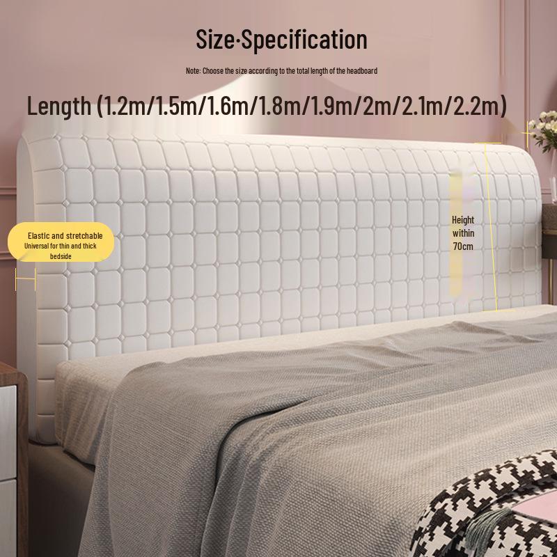Bedside Cover - Solid Color, Universal Fit, All-Season Cotton Dust Protector