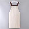 Chef Apron with Pockets Baking Kitchen Apron for Chef Dust-proof Adjustable Mens Aprons for Grilling Grill Apron for Barbecuing