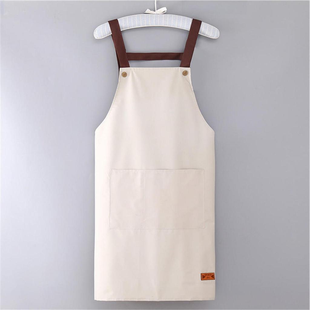 Chef Apron with Pockets Baking Kitchen Apron for Chef Dust-proof Adjustable Mens Aprons for Grilling Grill Apron for Barbecuing
