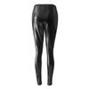 Damen Glänzende Kunstleder Leggings Yoga Hose Tanzhose