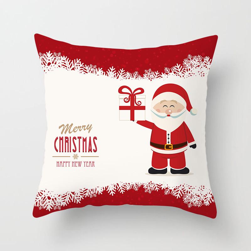 New Santa Claus Snowman Pillow Case Festive Home Decoration Pillow Cushion Case