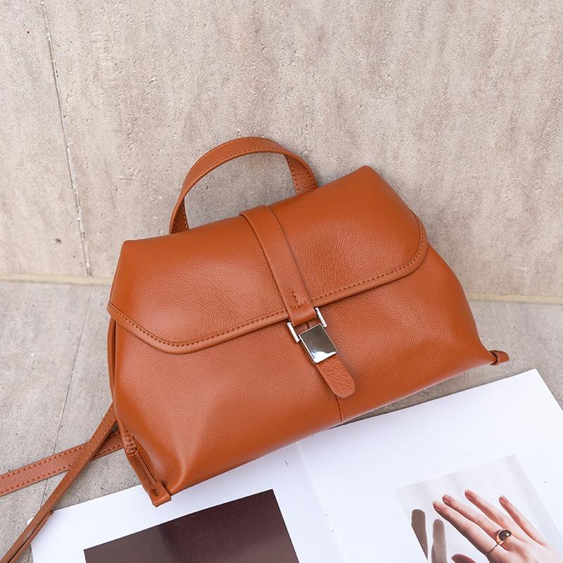 Cowhide Bag Women's Genuine Leather Tote Bag Large-capacity New Commuter Handbag Women's Niche Versatile Shoulder Bag
