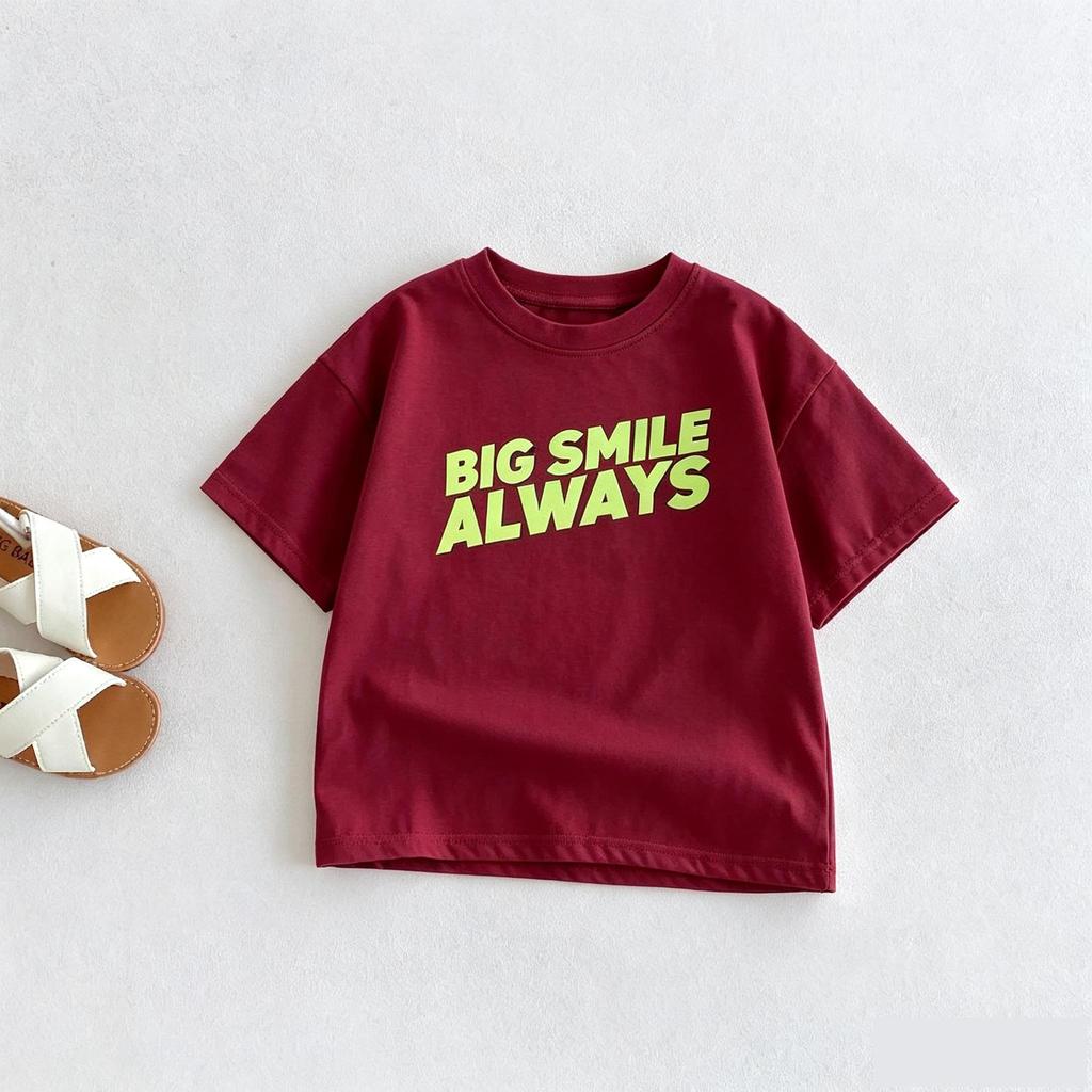 Summer Short Sleeve Tops Cartoon T-shirts Casual Versatile Baby Girls Boys Round Collar Tees Boutique Children's Wear T Shirt