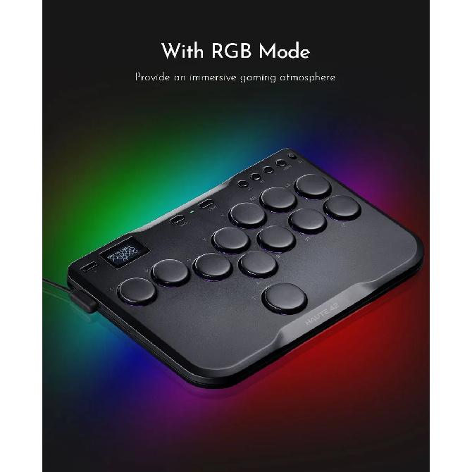 Haute42 Mini Stickless Controller Hitbox Leverless Arcade Controller For PC/PS4/PS5/Switch Fighting Game Hitbox Fightstick