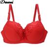 Bra Lace Splicing Embroidered Thin Large Size Bra Gathering Sexy Ladies Underwear