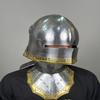 German Sallet Helmet Medieval 18g Mild Steel Helmet LARP Cosplay Halloween Costume Gothic Armor Helmet Best Gift