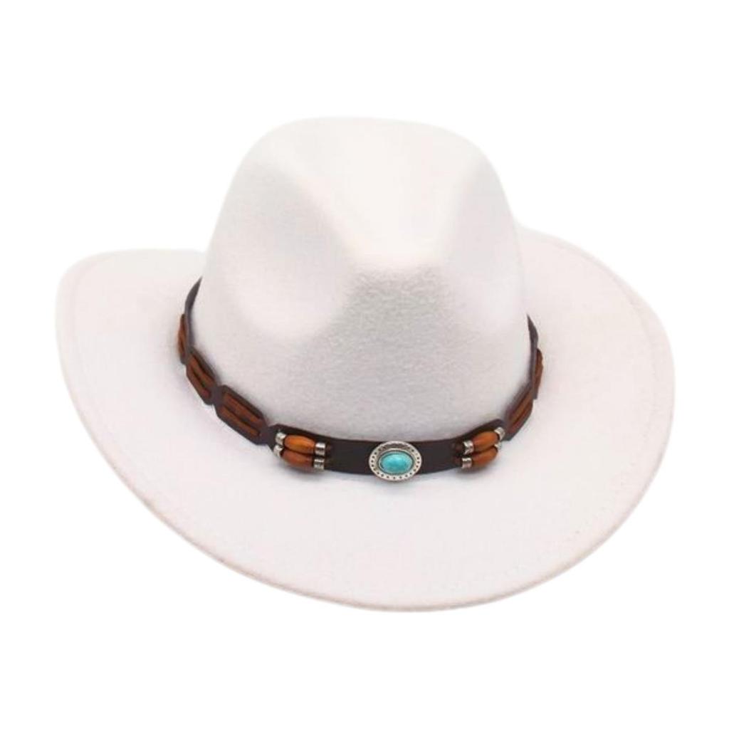 British Style Cowboy Hat Men And Women High Sense Ethnic Style Tibetan Knight Hat
