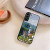 Custodia per Telefono Arte Impressionista Claude Monet Vetro Per Samsung Galaxy S26 S25 S21 S22 S24 S23 S20 Ultra Fe Plus A16 A24 A55 A53 Coq