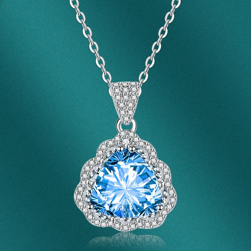 BELLA BOX Triangle Necklace Multiple Colour Fashion Wedding Engagement Jewelry