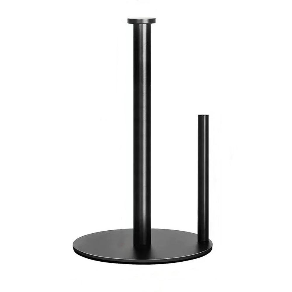 

Non-slip Paper Towel Holder Stainless Steel Roll Organizer Kitchen Countertop чёрный