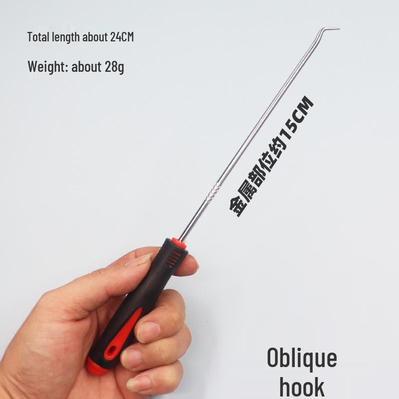 4-Piece Oil Seal Hook and Puller Tool Set for Automotive Repair