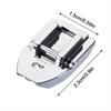 5pcs Invisible Zipper Foot Feet Domestic Sewing Machine Parts Presser Foot