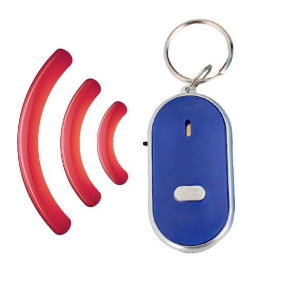 Fluier localizator chei cu senzor audio Găsire ușoară a cheilor Echipament anti-pierdere Duritate ridicată Lumină de noapte Localizator chei