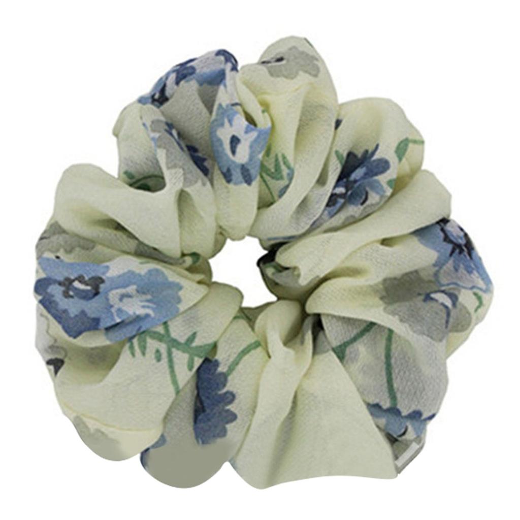 4Pcs Flower Hair Scrunchies Daisy Reusable Elastic Hair Bands Scrunchy for Campus Home Party Travel