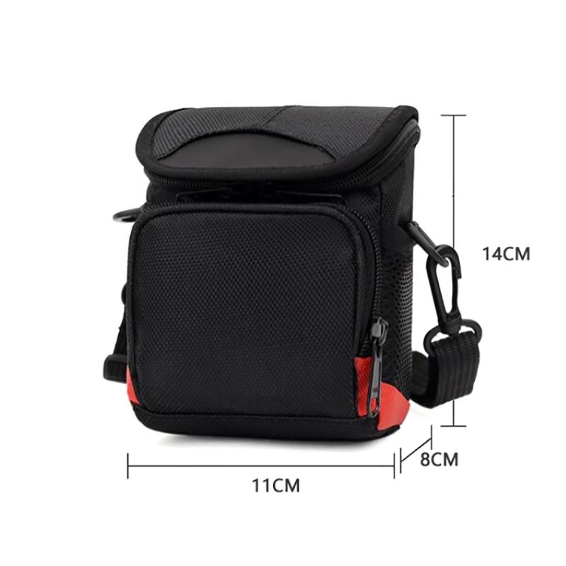 New Simplicity Waterproof Slr Camera Bag Nylon Digital Shoulder Bag Mini Black Photographer Backpack Micro Camera