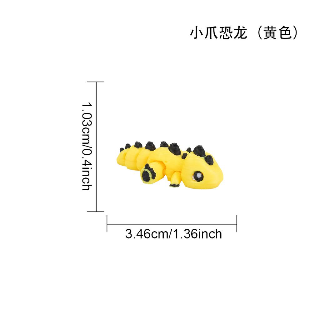 3D Printed Dinosaur Toy for Kids with Small Claws