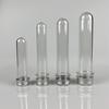 10Pcs  30ml/40ML/70ML/100ML   Excellent Plastic Transparent Test Tubes With Aluminum Cap Bottles School Supplies Lab Equipments