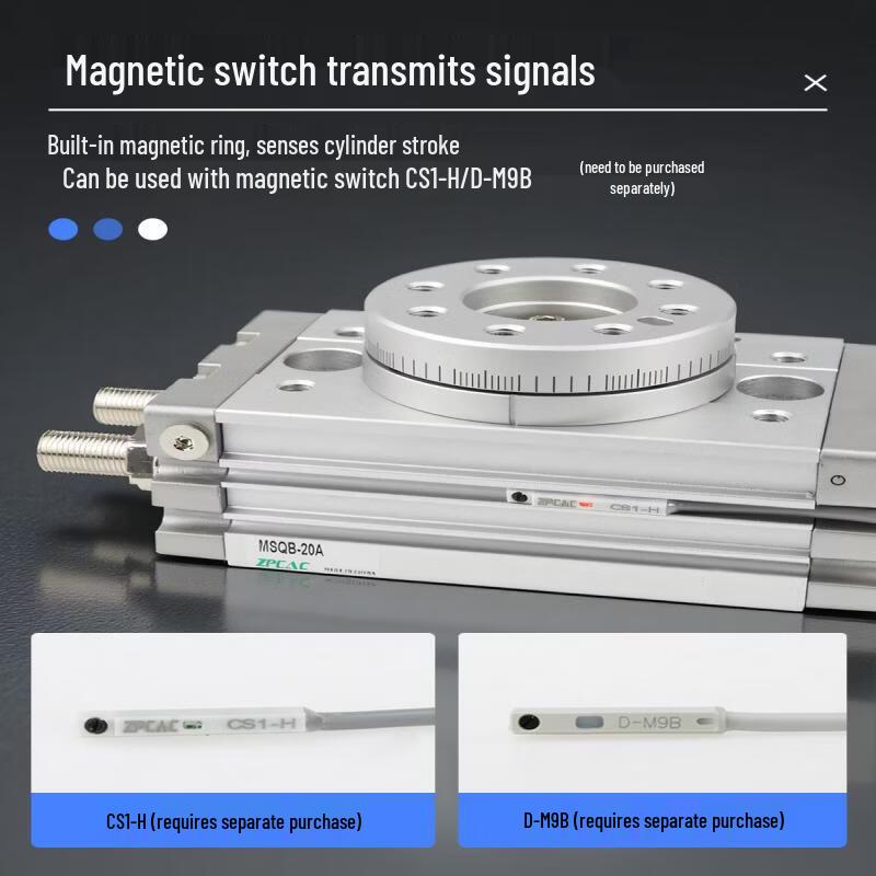 Yundu MSQB Pneumatic Rotary Swing Cylinder