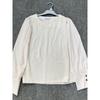 Surplus Stock from Foreign Trade, European Style Patchwork Autumn New Women's Long-Sleeve Pullover Shirt T-Shirt, Round Neck, Loose Fit